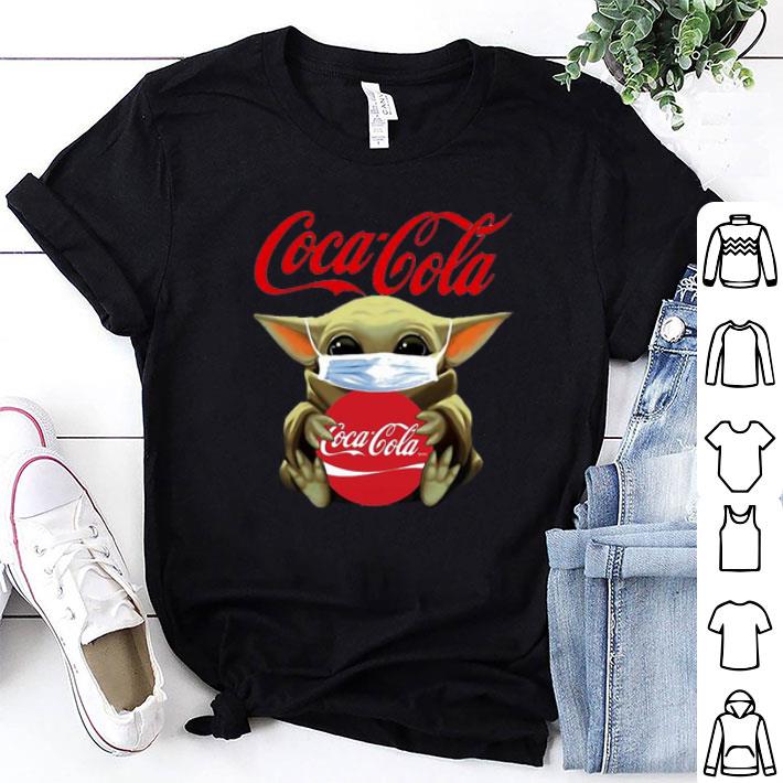 Star Wars Baby Yoda Mask Coca Cola Covid-19 shirt