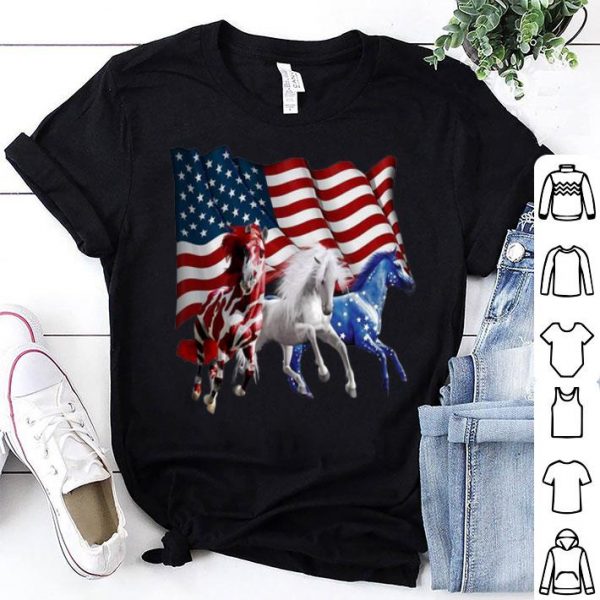 Horses American Flag shirt