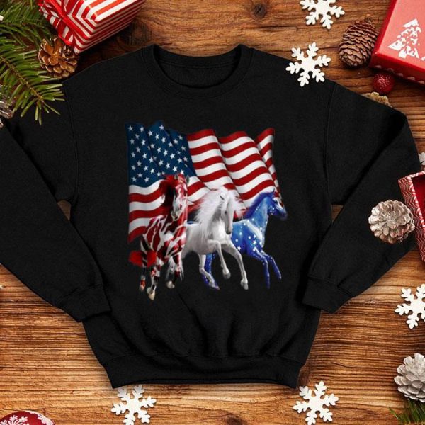 Horses American Flag shirt