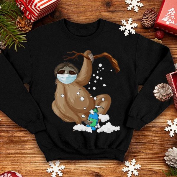 Sloth Mask Hand Washing shirt