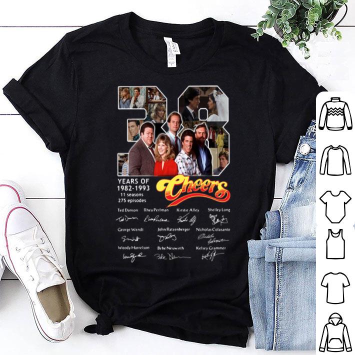 38 Years Of Cheers 1982 1993 Signatures shirt