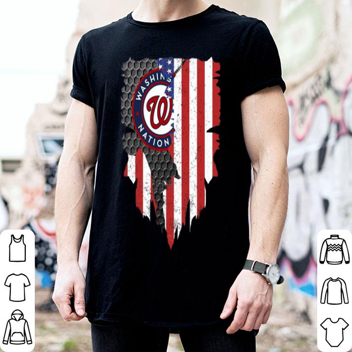 washington nationals american flag shirt