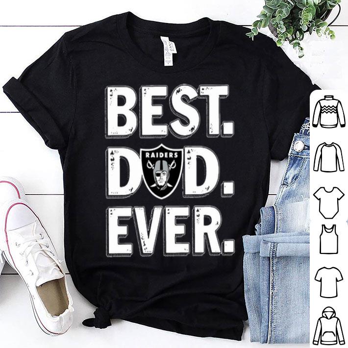 Oakland Raiders Best Dad Ever Happy Father's Day shirt