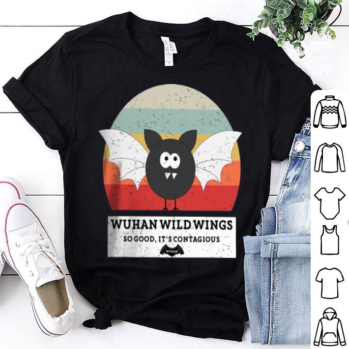 Vintage Bat Wuhan Wild Wings So Good It’s Contagious Covid-19 shirt