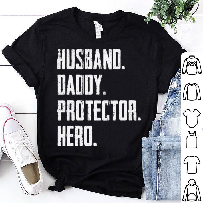 Husband Daddy Protector Hero Father's Day shirt