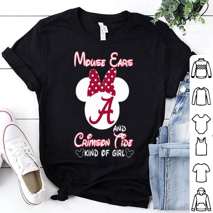 Minnie Mouse Cars And Crimson Tide Kind Of Girl shirt