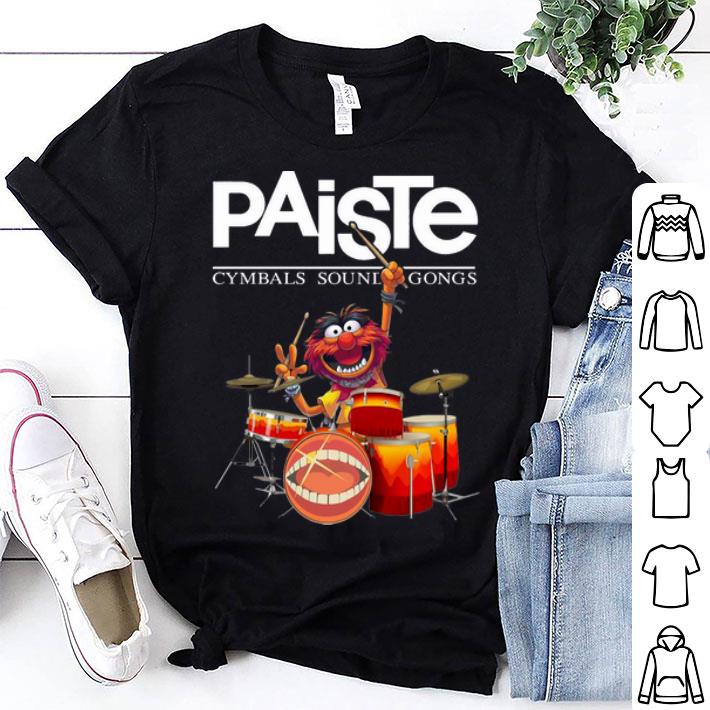 Paiste Cymbal Sound Gongs Muppets Playing Drum shirt