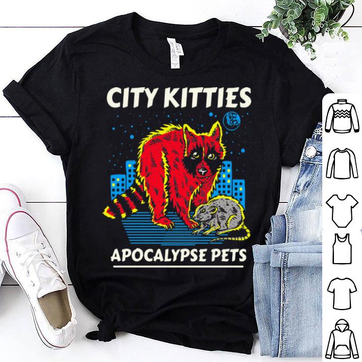 Racoon City Kitties Apocalypse Pets shirt