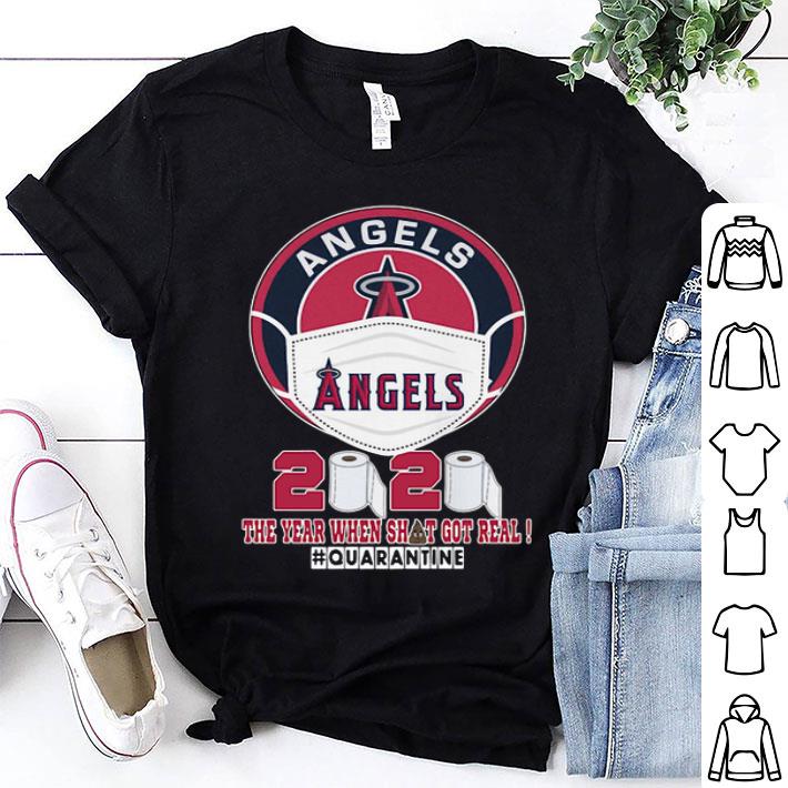 Los Angeles Angels Mask 2020 #Quarantined Covid-19 shirt