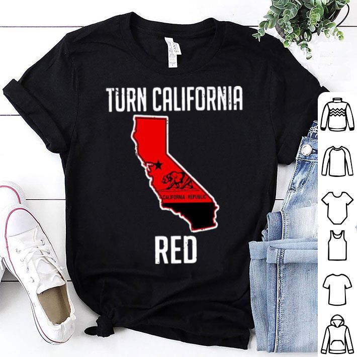Turn California Red Republic shirt