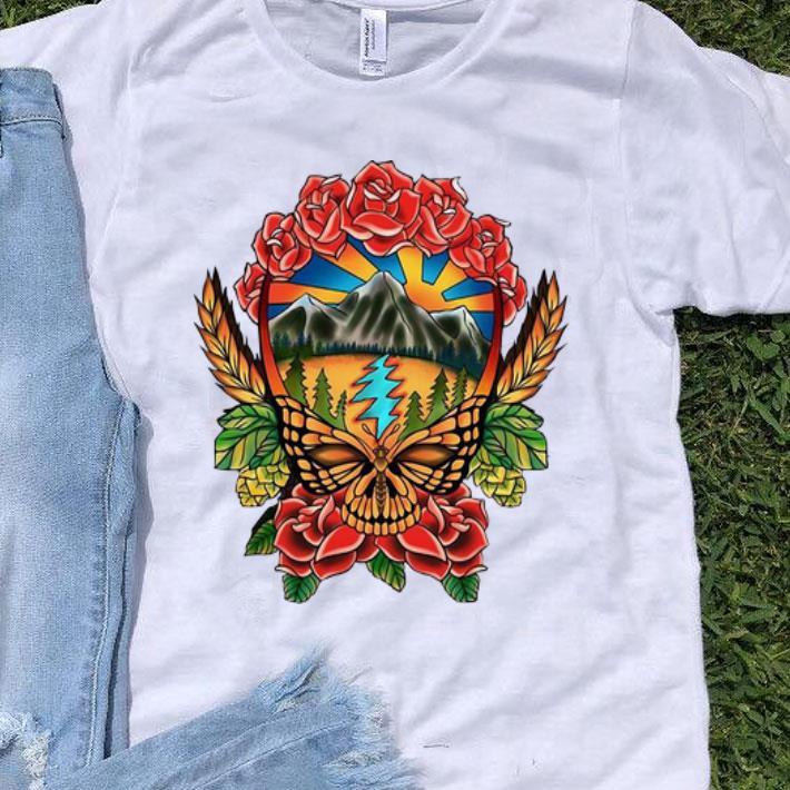 Floral Skull Grateful Dead shirt