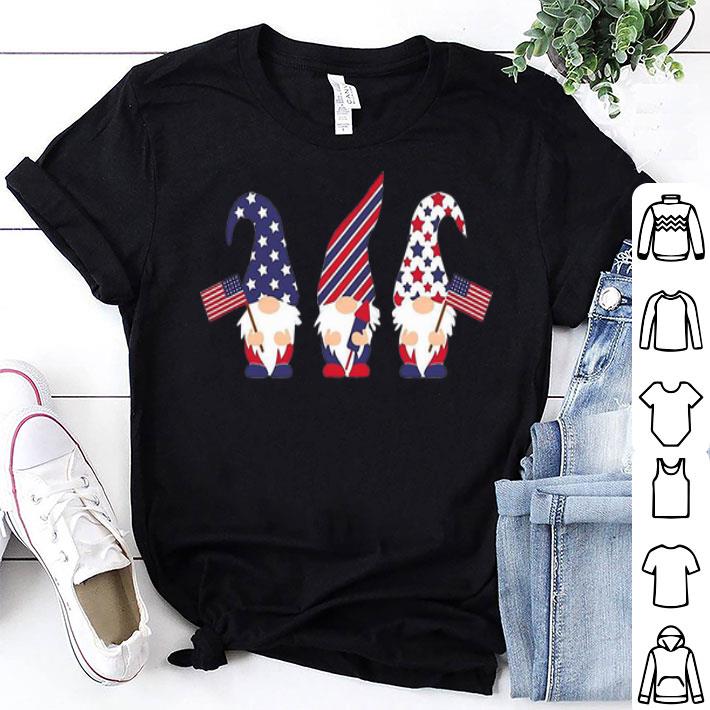 Gnomies American Flag 4th Of July Independence Day shirt