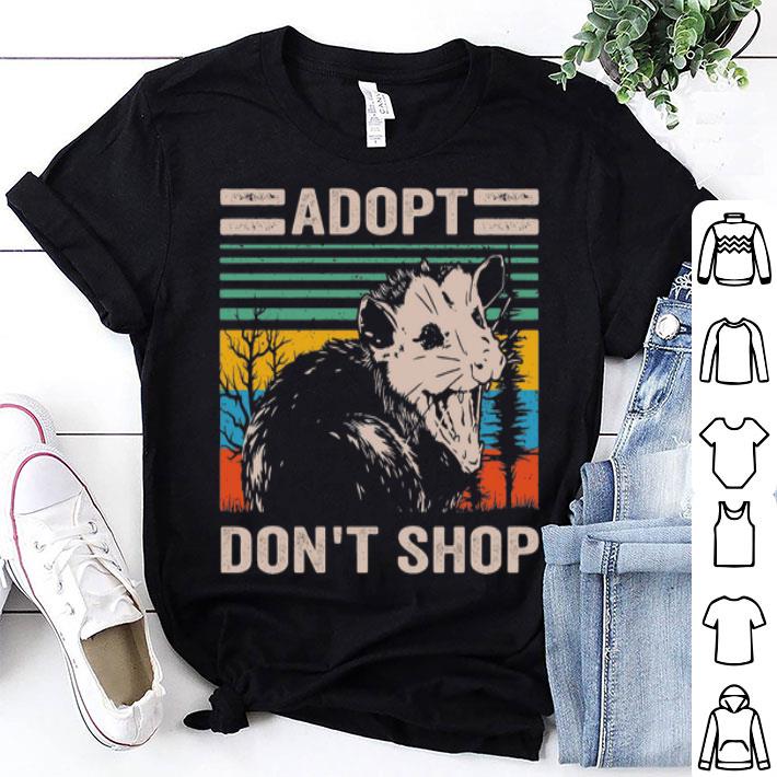 Vintage Possum Adopt Don’t Shop shirt