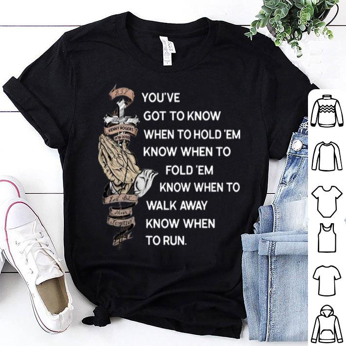 Kenny Rogers You've Got To Know When To Hold 'em Fold 'em shirt
