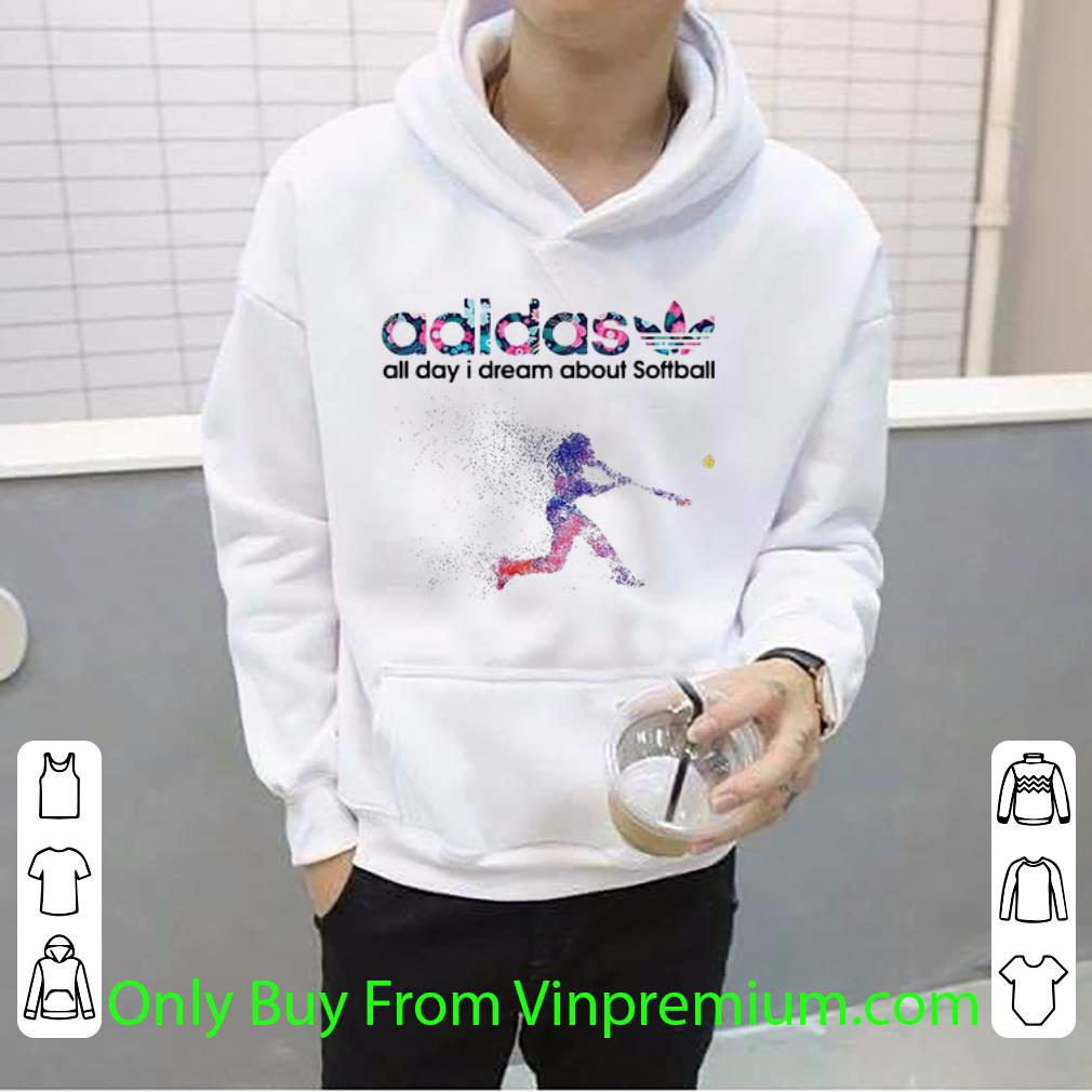 Great Adidas All Day I Dream About Softball shirt