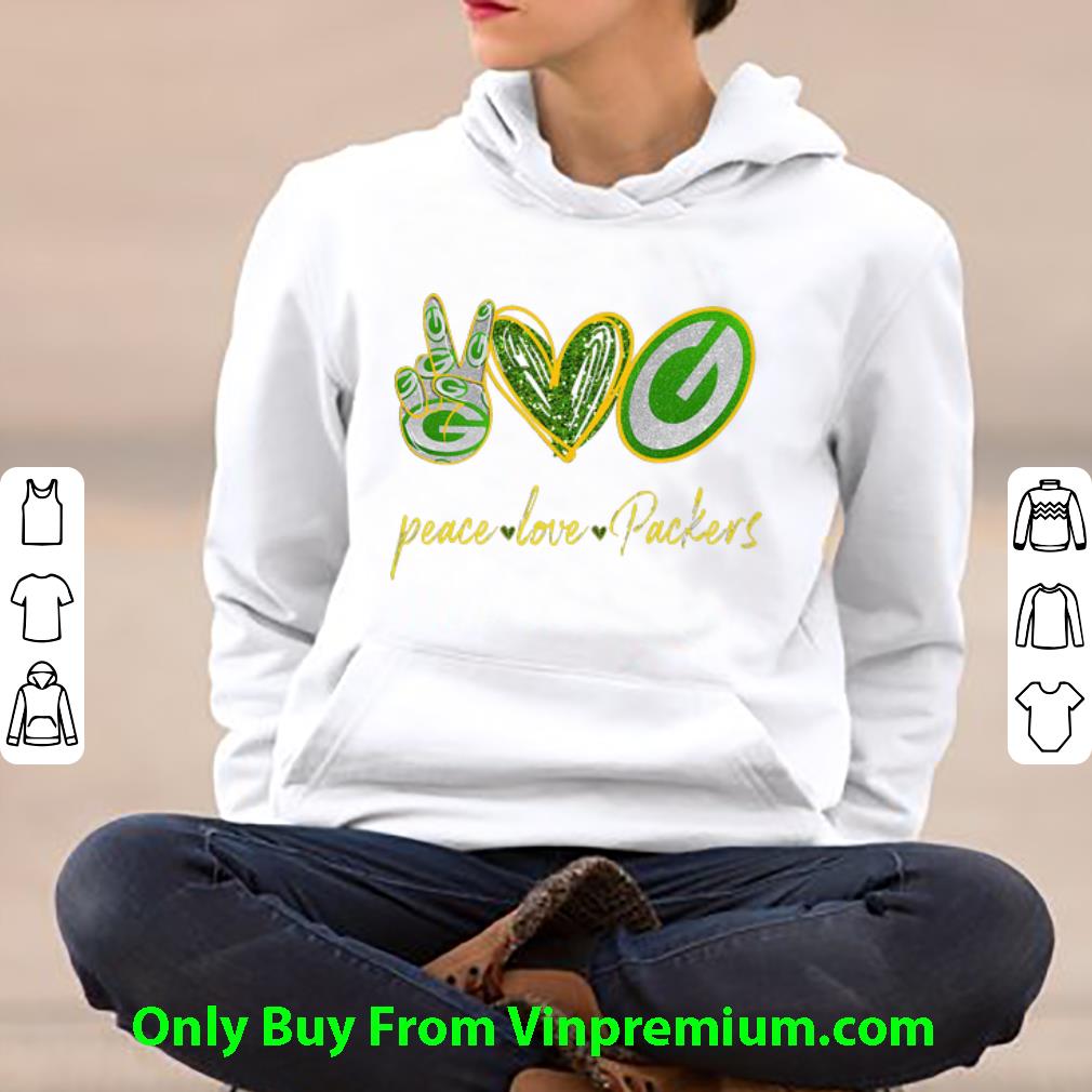 Awesome Peace Love Packers Green Bay Packers shirt