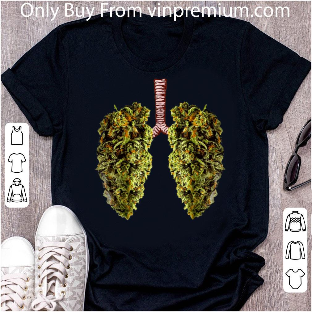 Awesome Cannabis Lungs Marijuana Buds shirt