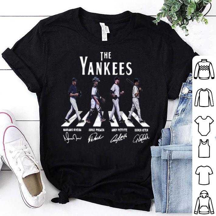 Abbey Road The Yankees Signatures shirt