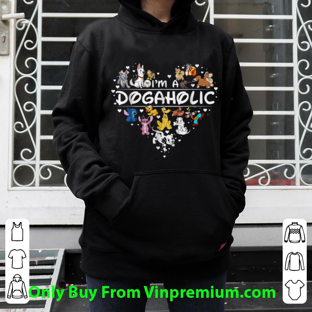 Great I'm A Dogaholic Heart Disney shirt