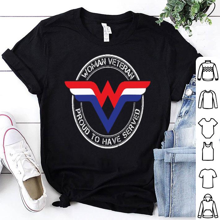 Proud To Have Served Wonder Woman Veteran shirt