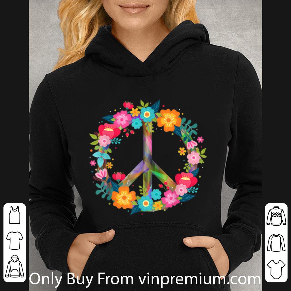 Nice Peace For All Love Hippie Floral shirt 1 Nice Peace For All Love Hippie Floral shirt