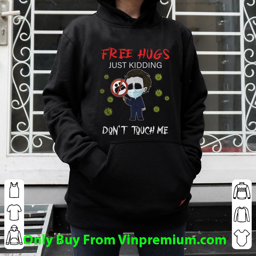 Nice Halloween Jason Voorhees Chibi Free Hugs Just Kidding Don’t Touch Me shirt