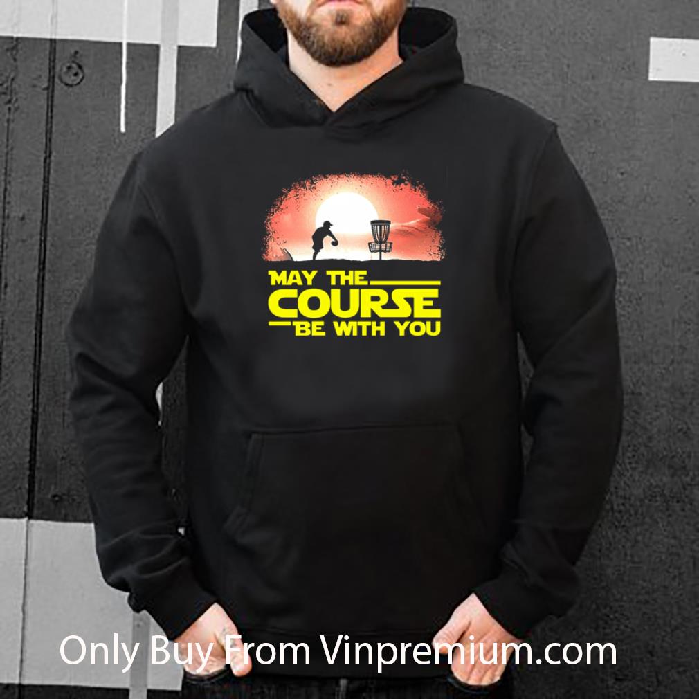 Pretty Star Wars May The Course Be With You Disc Golf shirt