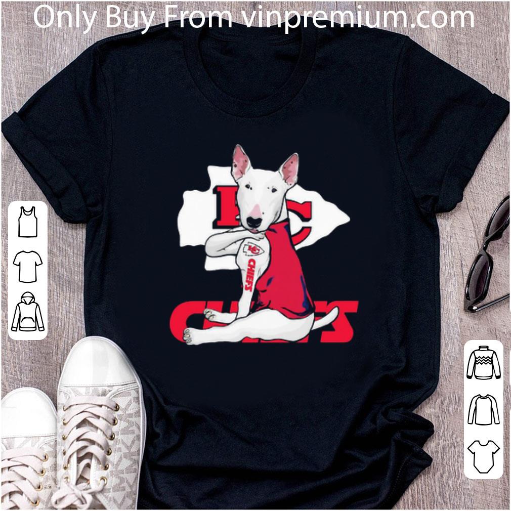 Awesome Bully Dog Tattoos Kansas City Chiefs Logo shirt