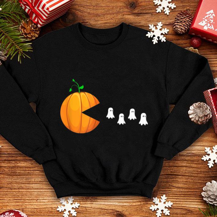 Pretty funny halloween Pumpkin Eating Ghost shirt 1 Pretty funny halloween Pumpkin Eating Ghost shirt