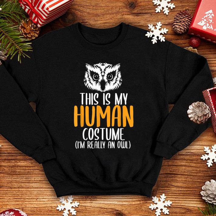 Pretty Halloween Funny Adult Kid Owl Apparel, Youth Human Costume shirt 1 Pretty Halloween Funny Adult Kid Owl Apparel, Youth Human Costume shirt
