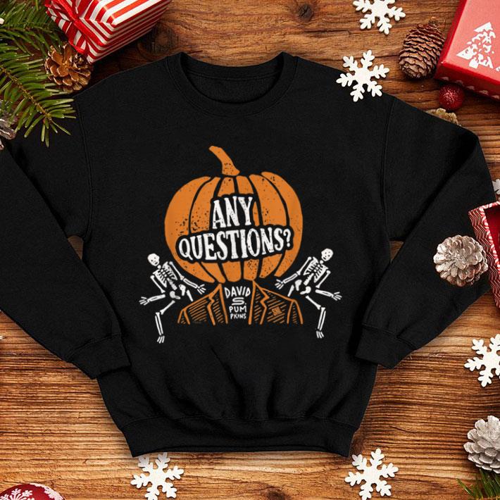 Pretty Saturday Night Live David S. Pumpkins Halloween shirt