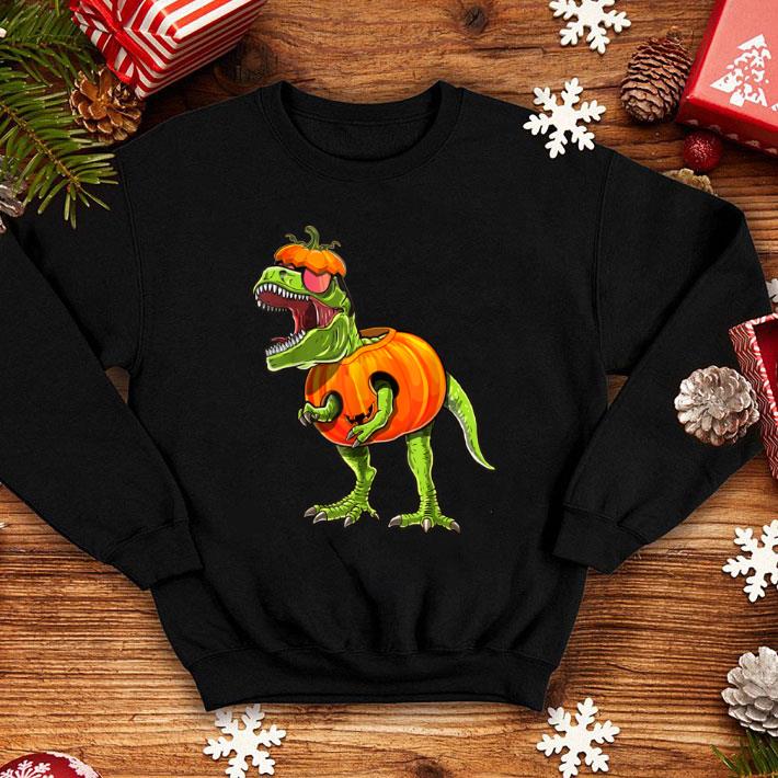 Great Halloween T Rex Dinosaur Halloween Pumpkin Boys shirt