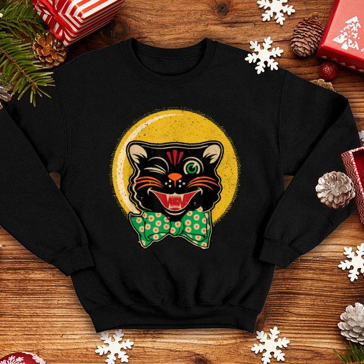 Hot Halloween Vintage Style Cat shirt