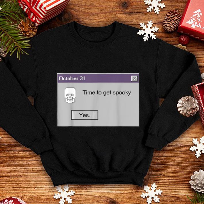 Hot Time To Get Spooky Aesthetic Grunge Halloween Vaporwave shirt
