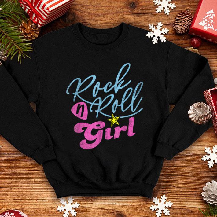 Great Halloween Rock N Roll Girl Retro Costume shirt 1 Great Halloween Rock N Roll Girl Retro Costume shirt