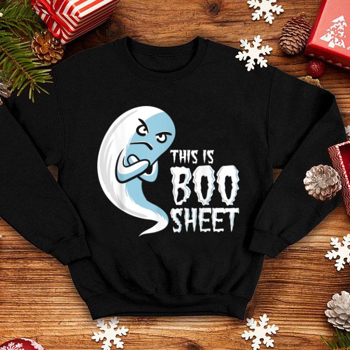 Nice This is Boo Sheet Halloween Ghost Costume Mens Boys Girls shirt