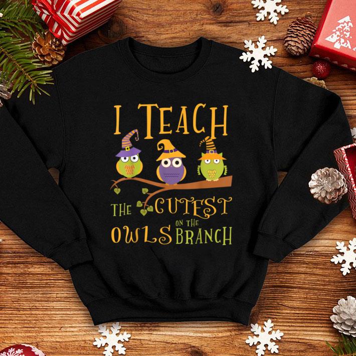 Awesome Halloween I teach the cutest owls Teacher shirt 1 Awesome Halloween I teach the cutest owls Teacher shirt