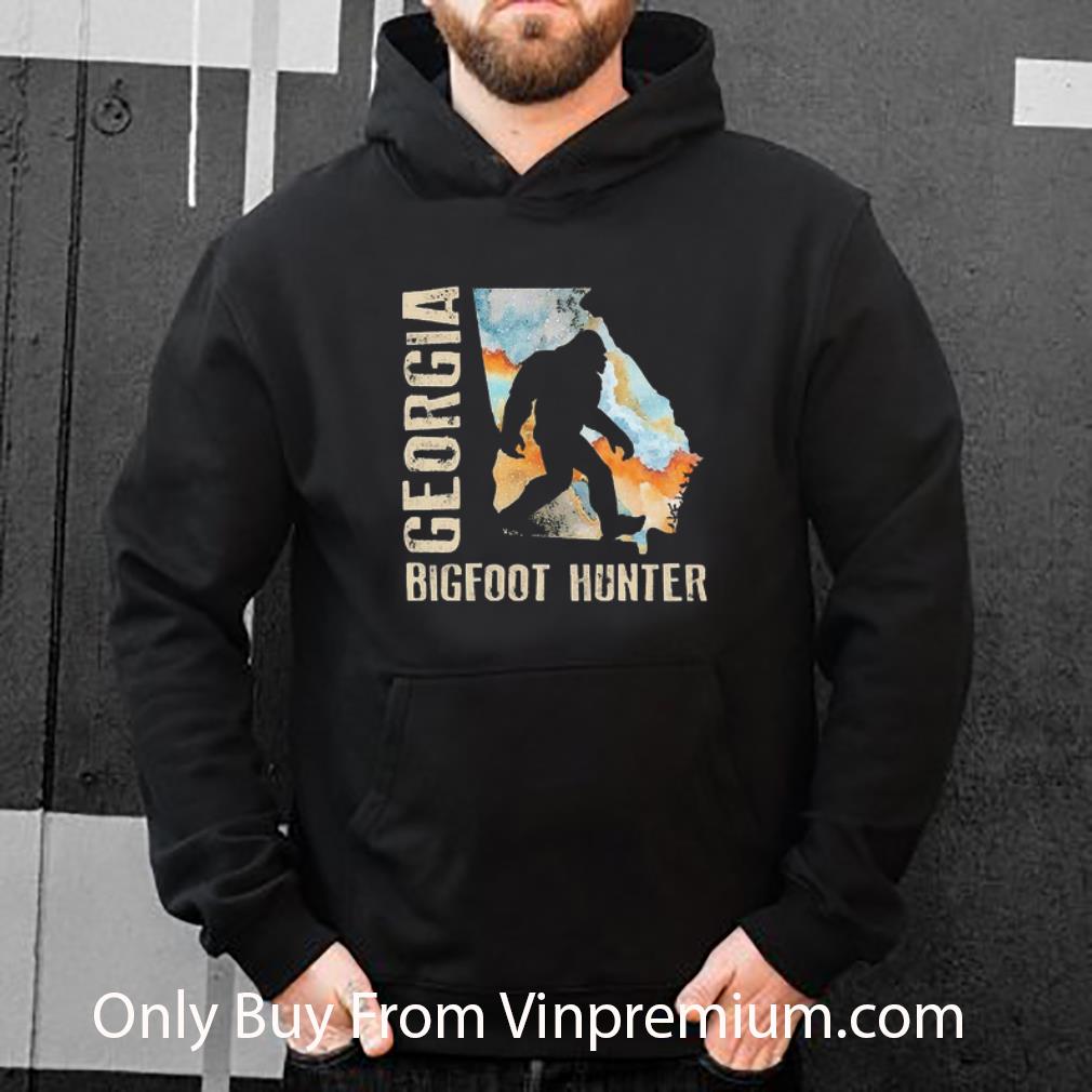 Nice Georgia Bigfoot Hunter shirt 1 Nice Georgia Bigfoot Hunter shirt