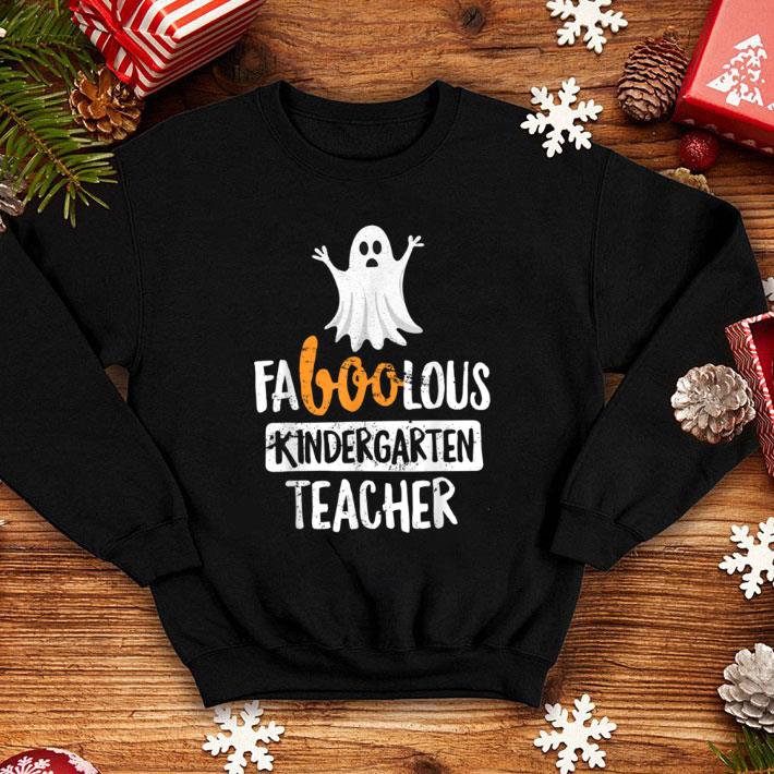 Official Faboolous Fabulous Kindergarten Teacher Halloween shirt