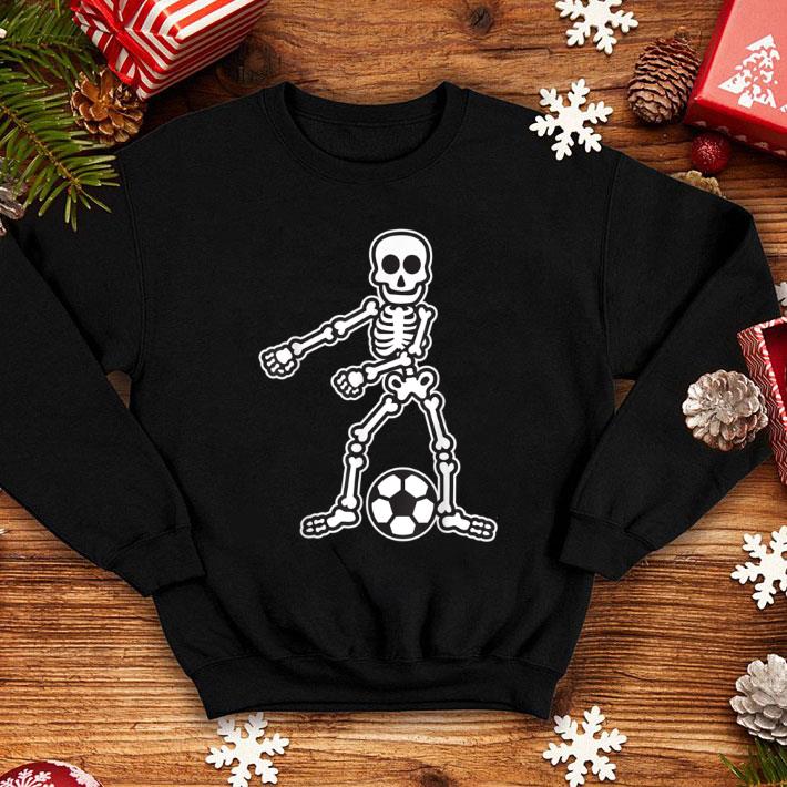 Top Flossing Skeleton Soccer Player Halloween Costume shirt