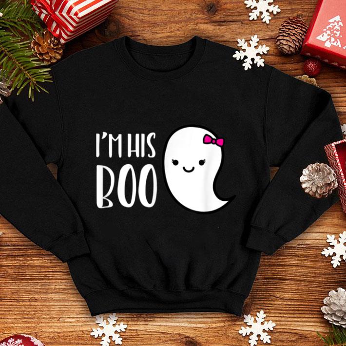 Nice MATCHING SET I'm His or Her Boo Halloween Ghost Couple shirt