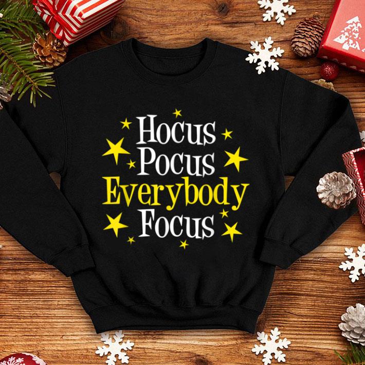 Top Hocus Pocus Everybody Focus, Funny Halloween Teacher shirt