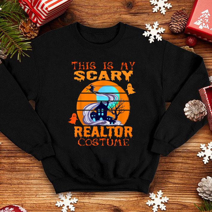 Pretty This Is My Scary Realtor Costume Halloween Estate Agent shirt