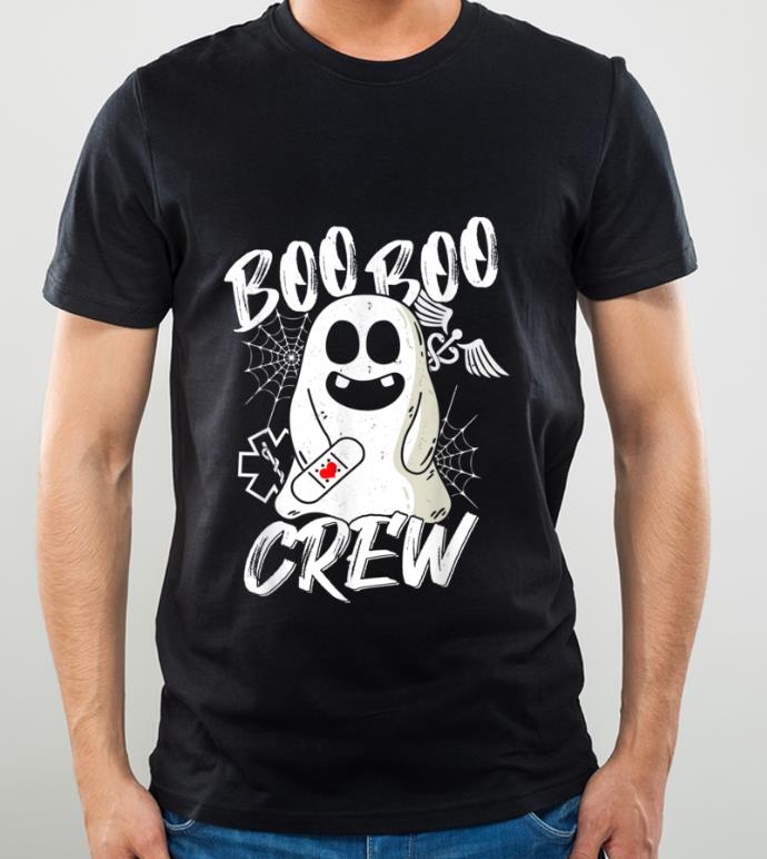 Nice Boo Boo Crew Funny Ghost Nurse Paramedic EMT EMS Halloween shirt