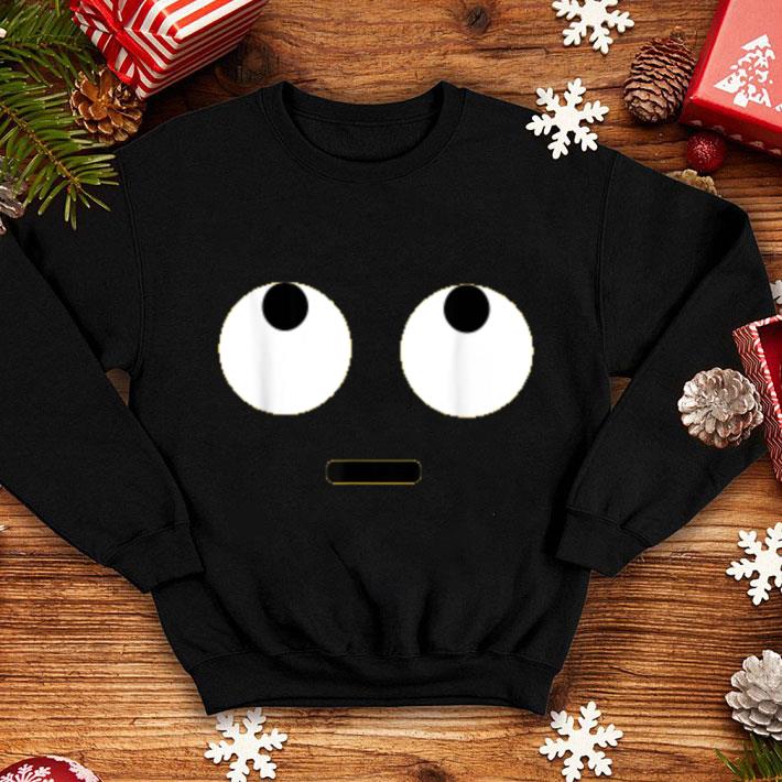 Top Halloween Emoji Costume Rolling Eyes Face Eye Roll Emoticon shirt