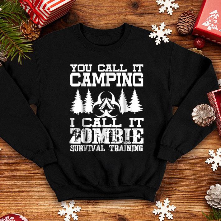 Great Zombie Survival Training Camping - Halloween shirt