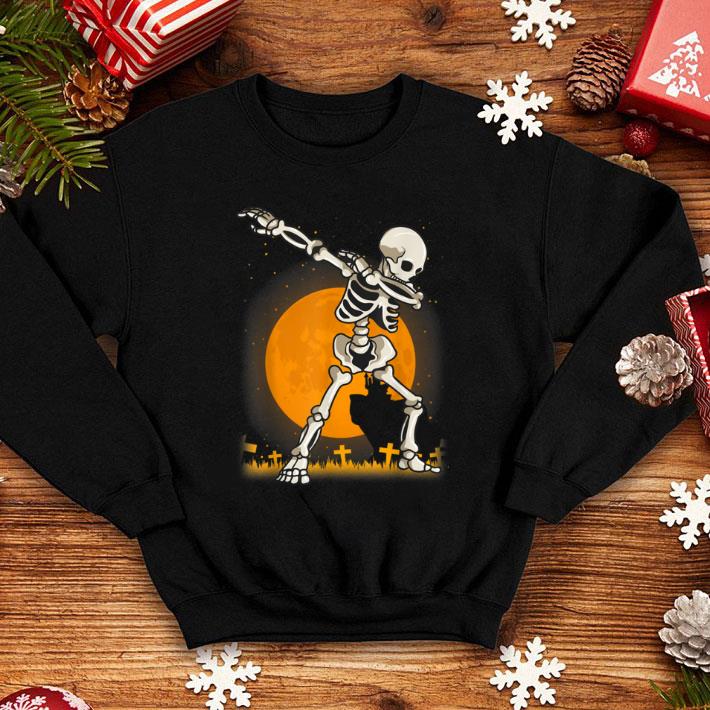 Nice Halloween For Boys Kids Dabbing Skeleton Costume Dab shirt