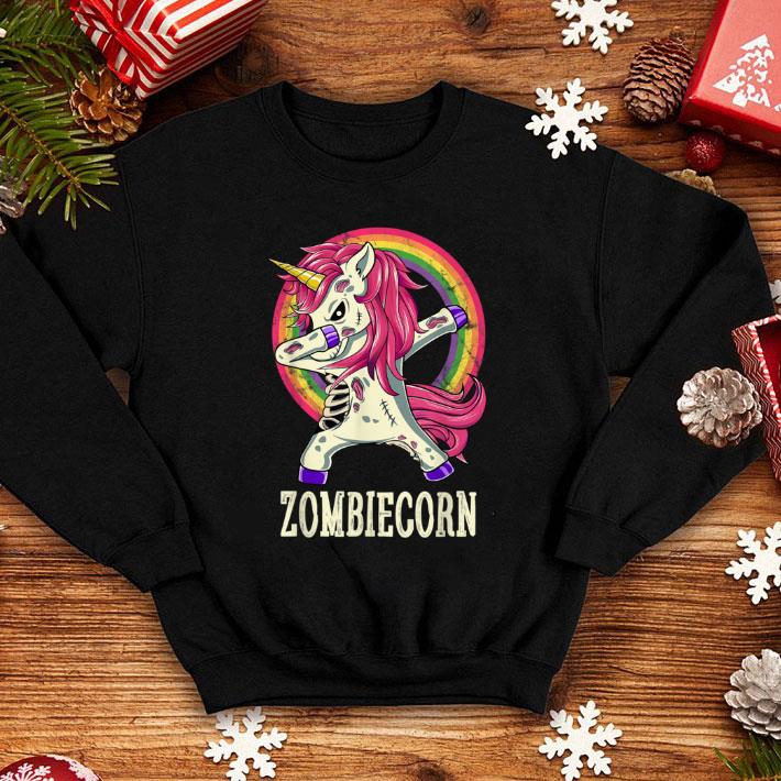 Pretty Zombiecorn Zombie Unicorn Dab Dance Halloween shirt
