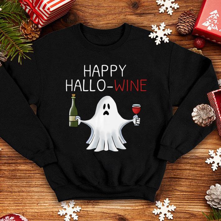Original Halloween Wine Happy Hallo-WINE shirt