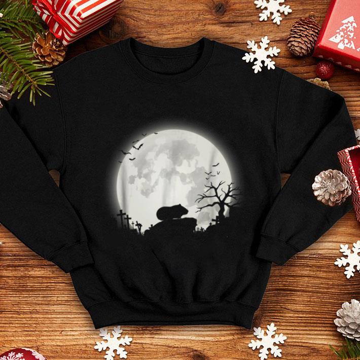 Top Guinea Pig And Moon Halloween shirt